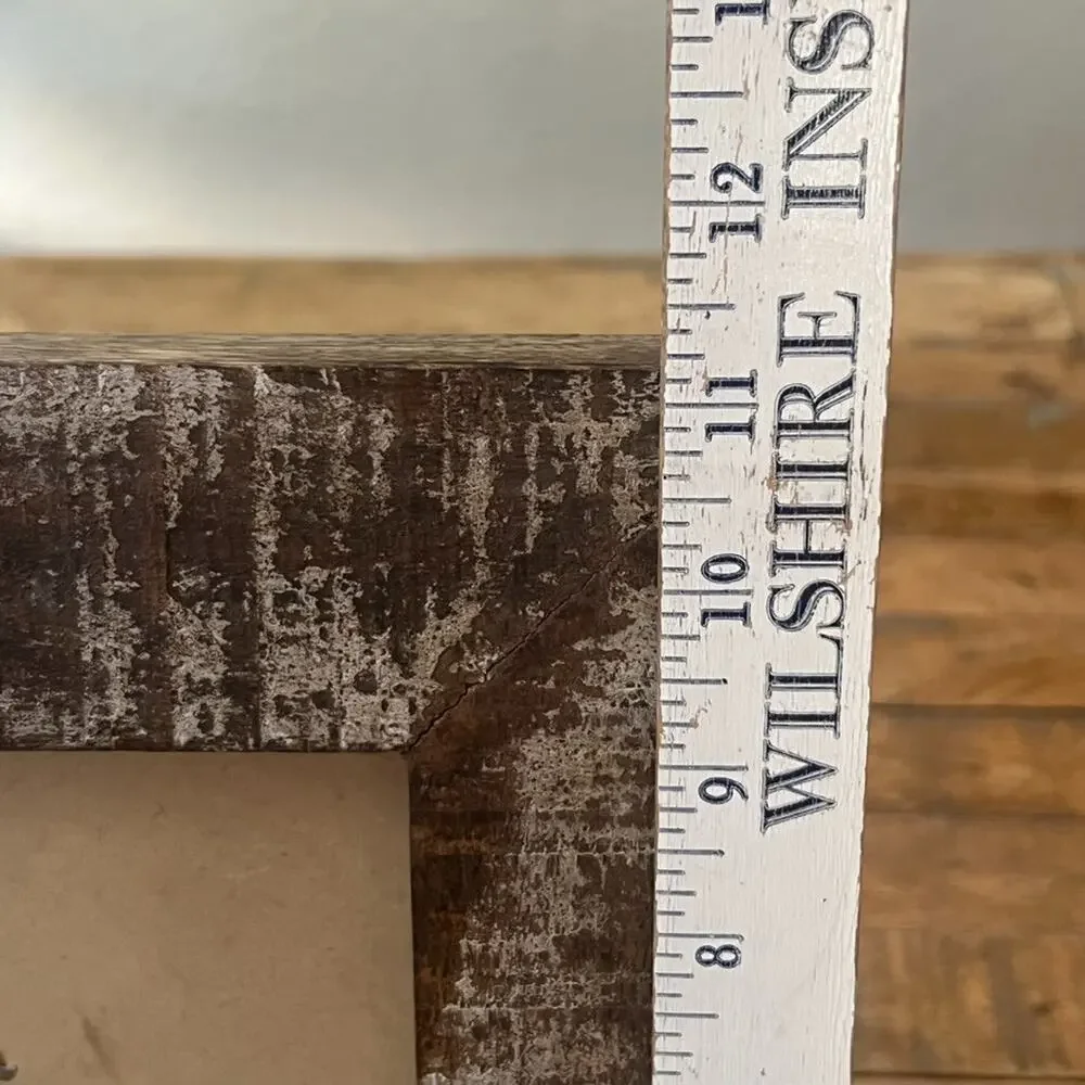 Distressed Dark Wood Picture Frame 5 x 7